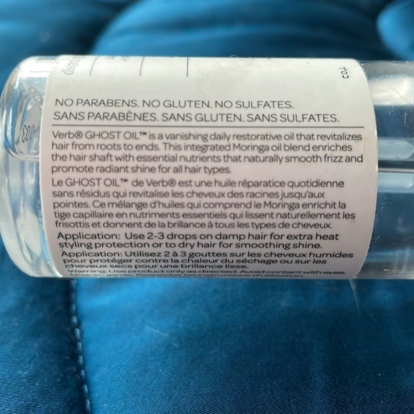 3/$30 VERB GHOST OIL - 90% of 60ml bottle -smoothing weightless hair oil - Picture 3 of 4